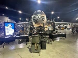 Setup for at After Dark: Bombers & Brews at the National Museum of the U.S. Air Force